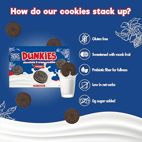ChocZero Keto Cream Sandwich Cookies – Low Sugar