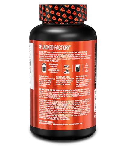 Jacked Factory Burn-XT Fat Burner & Energy Booster