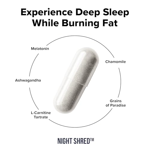Night Shred Fat Burner & Sleep Support Capsules