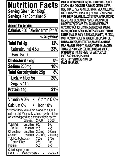 Nutrisystem® NutriCRUSH® Chocolate Peanut Butter Bars