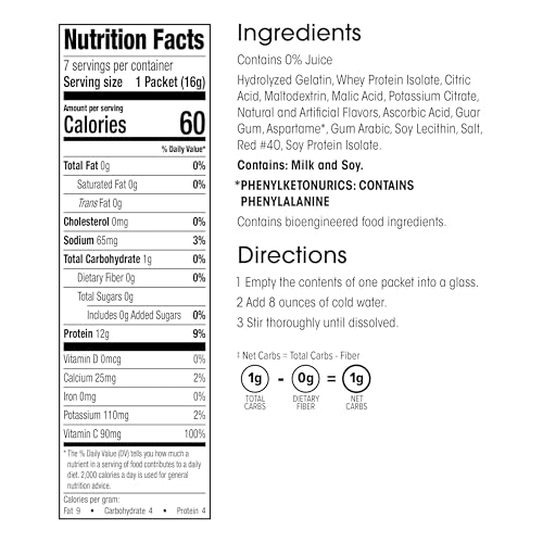 WonderSlim Keto-Friendly Berry Protein Drink (7ct)