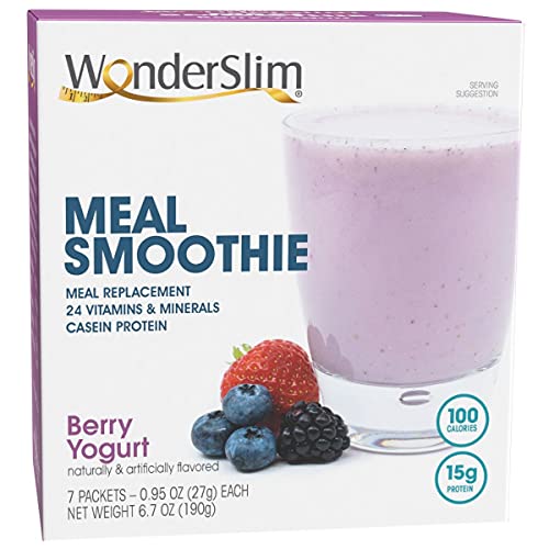WonderSlim Berry Yogurt Protein Meal Replacement Smoothies