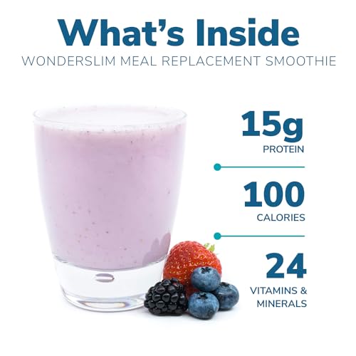 WonderSlim Berry Yogurt Protein Meal Replacement Smoothies
