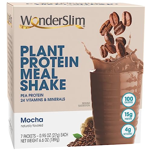 WonderSlim Keto Mocha Meal Replacement Shake - 7ct