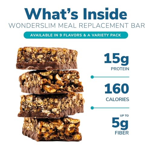 Caramel Cocoa Meal Replacement Protein Bars, 15g Protein