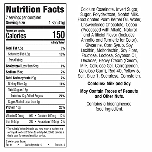 Chocolate Mint Protein Snack Bars - 7 Count