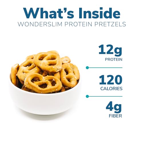 WonderSlim High-Protein Pretzel Snacks - 120 Calories