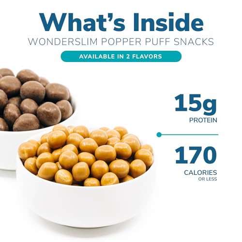 WonderSlim Chocolate Puff Snacks - Low Calorie & High Protein