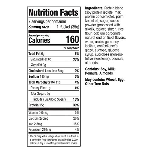 WonderSlim Chocolate Puff Snacks - Low Calorie & High Protein