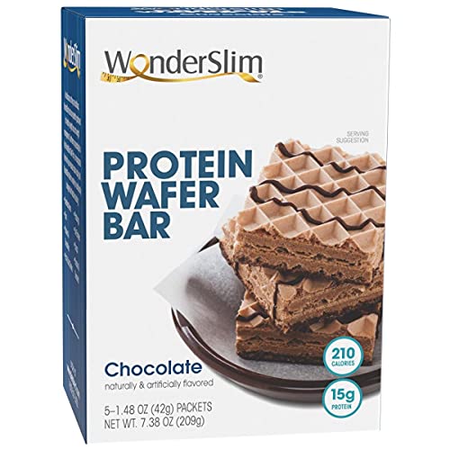 Chocolate Protein Wafer Snack Bars, 15g Protein