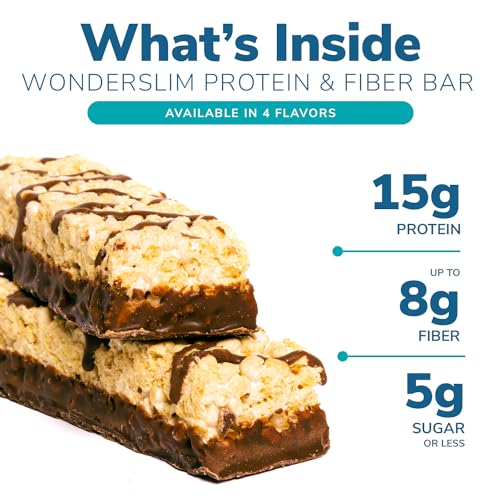 WonderSlim Fluffy Nutter Protein Fiber Bars - 7ct