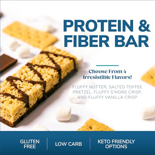 WonderSlim Fluffy Nutter Protein Fiber Bars - 7ct