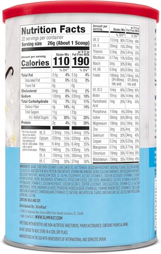 SlimFast French Vanilla Meal Replacement Shake Mix