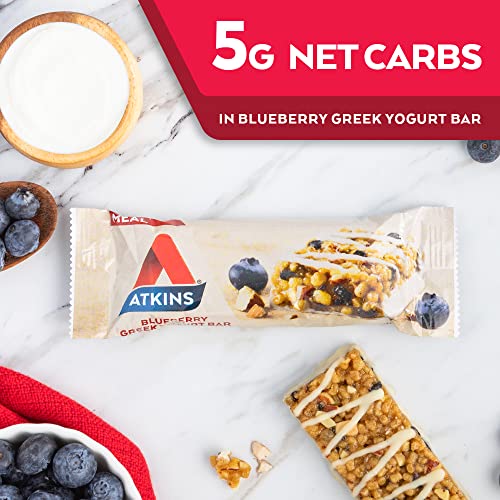 Atkins Blueberry Protein Meal Bars - Keto Friendly