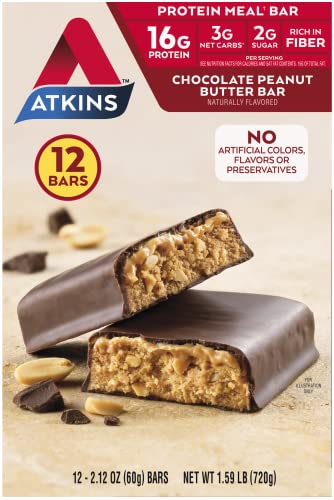 Atkins Peanut Butter Chocolate Protein Meal Bars