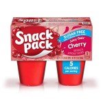 Sugar-Free Cherry Juicy Gel Snack Cups - 4 Count