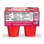 Sugar-Free Cherry Juicy Gel Snack Cups - 4 Count