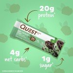 Quest Mint Chocolate Protein Bars - 20g Protein, Keto