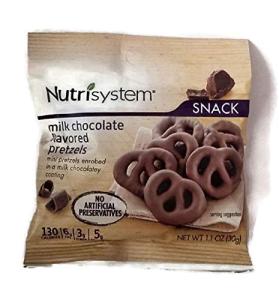 Nutrisystem Milk Chocolate Protein Pretzel Snack