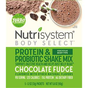 Nutrisystem Turbo Chocolate Probiotic Shake Mix, 10 Packets