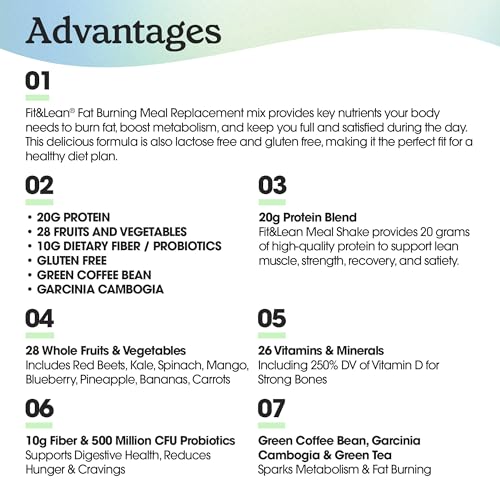 Fit & Lean Meal Shake: Fat-Burning with Protein