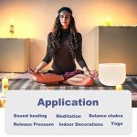 F-Tuned Heart Chakra Quartz Singing Bowl Set