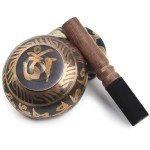 DomeStar Tibetan Singing Bowl Set for Meditation