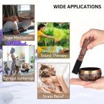 DomeStar Tibetan Singing Bowl Set for Meditation