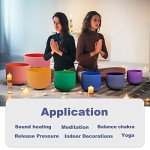 7-PCS Chakra Crystal Singing Bowls Set for Meditation