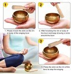 YouMedi Tibetan Singing Bowl Set for Meditation