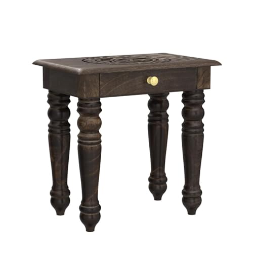 Art Deco Carved Tarot Card Table