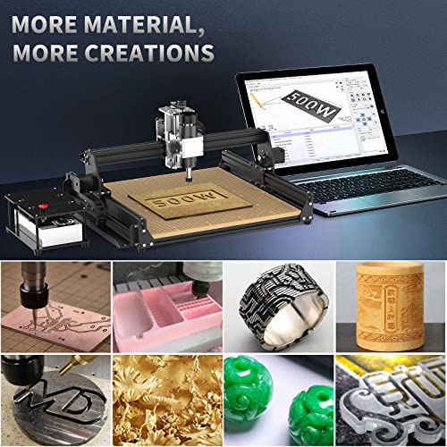 500W CNC Wood Router - MYSWEETY 3 Axis