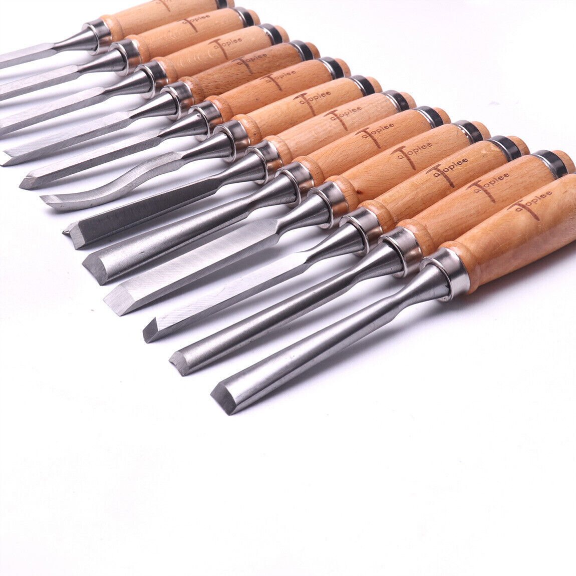 12-Piece Professional Woodworking Chisel Tool Set