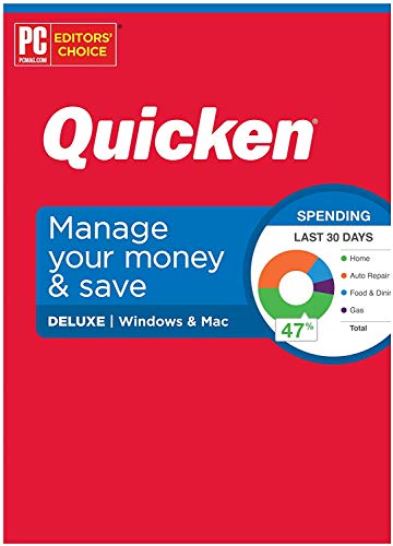 Quicken Deluxe: Personal Finance Management Subscription