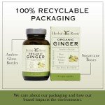 Organic Ginger Root Capsules - 1,200 mg, 60 Count