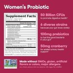 Organic Probiotics for Women – 50 Billion CFU