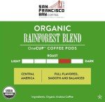 Organic Compostable Coffee Pods - Rainforest Blend (120 Ct)