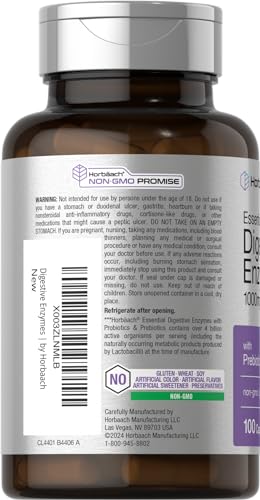 Horbäach Digestive Enzyme Blend - 100 Capsules