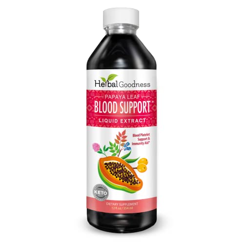 Papaya Leaf Blood Support Liquid - 15X Strength