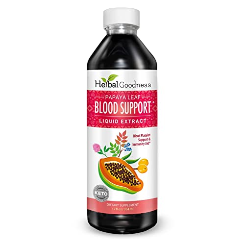 Papaya Leaf Blood Support Liquid - 15X Strength