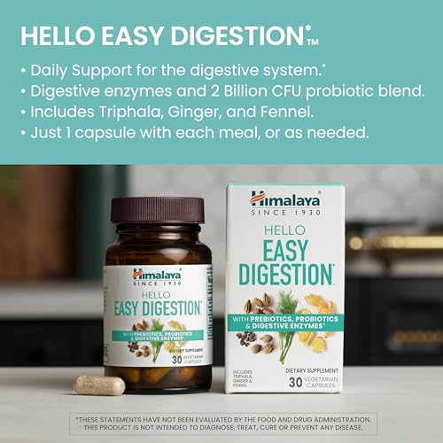 Himalaya Easy Digestion Probiotics & Herbal Support