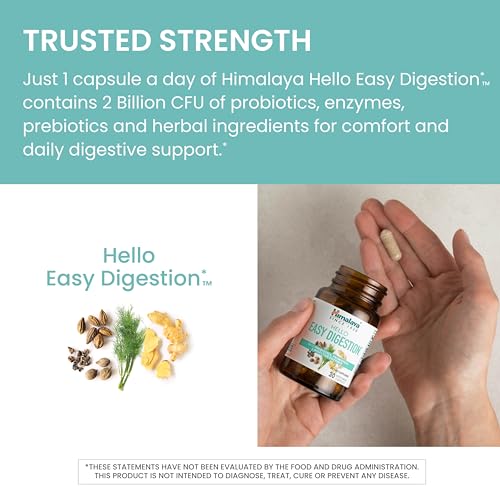 Himalaya Easy Digestion Probiotics & Herbal Support