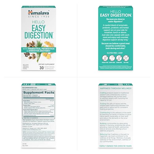 Himalaya Easy Digestion Probiotics & Herbal Support