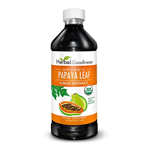 Organic Papaya Leaf Extract for Healthy Platelets