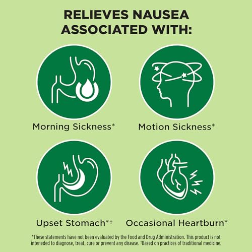 Ginger Chews for Nausea Relief - 20 Count