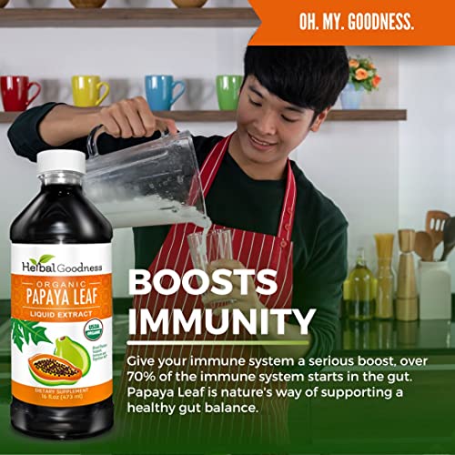Organic Papaya Leaf Extract for Healthy Platelets