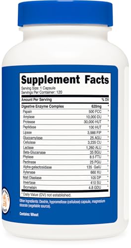 Nutricost Complete Digestive Enzyme Supplement Capsules