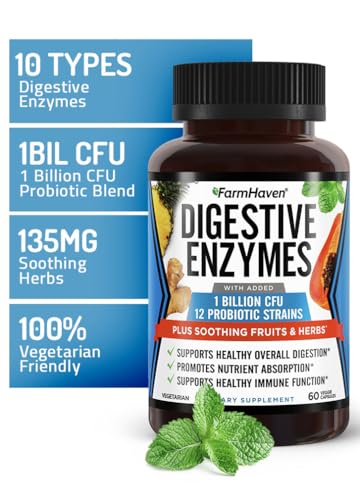 FarmHaven Digestive Enzymes & Probiotics Blend