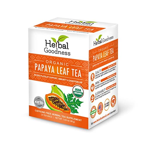 Organic Papaya Leaf Extract Tea for Immune Health