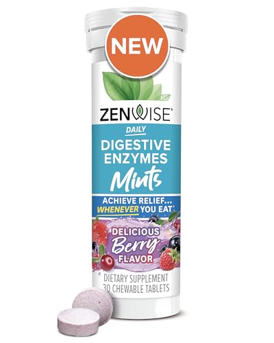 Chewable Digestive Enzymes with Bromelain - Berry Flavor
